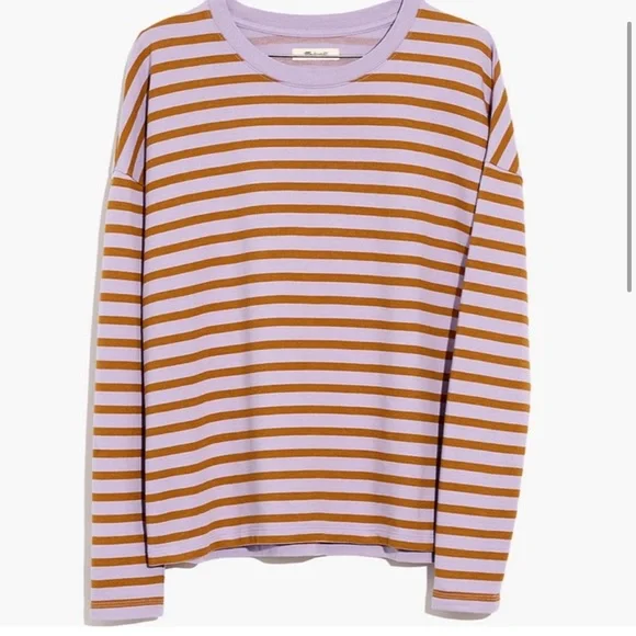 Madewell Stripe Long Sleeve Top - Picture 4 of 6